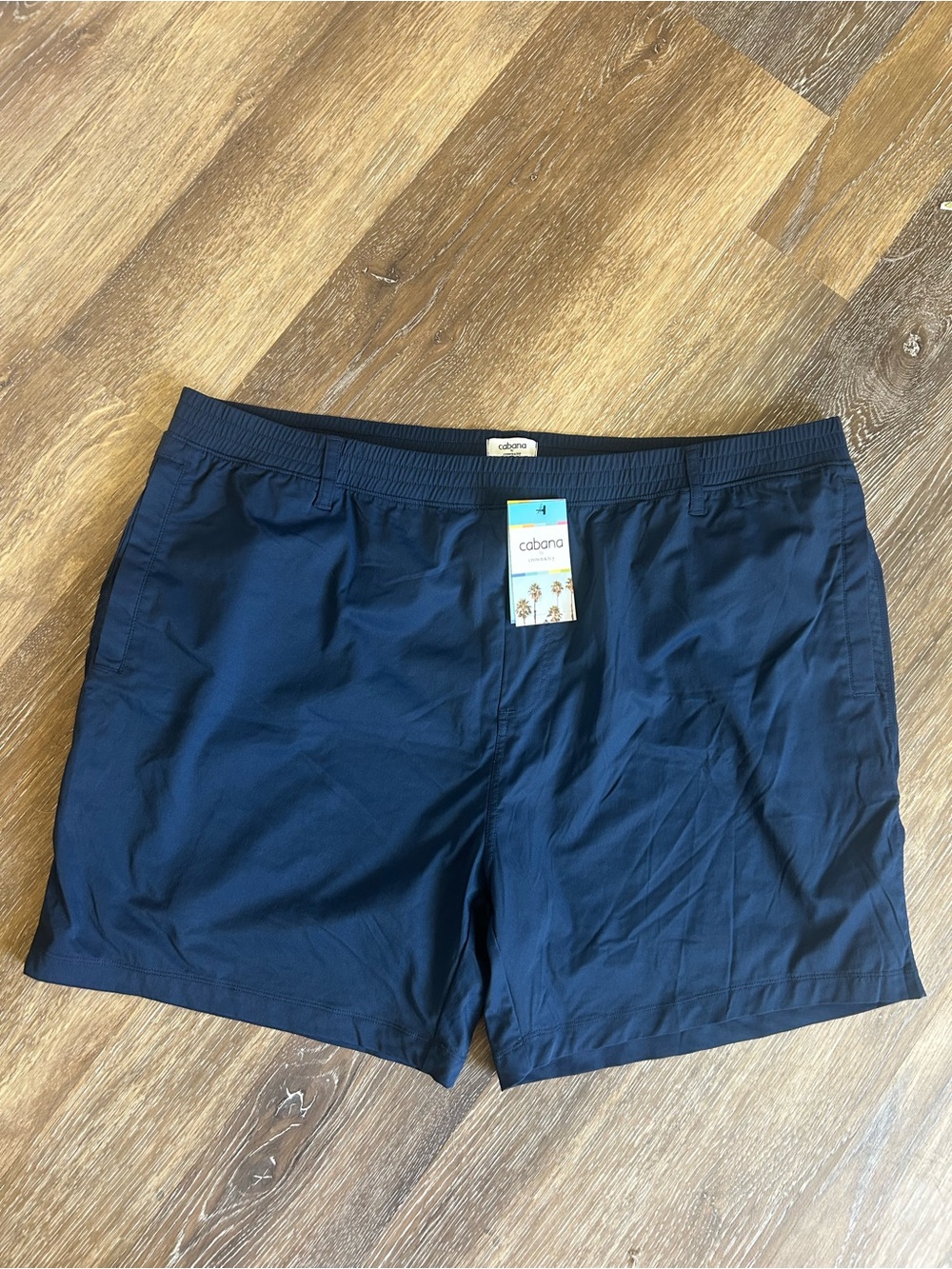 Cabana Crown & Ivy Navy Swim Shorts NWT XXL